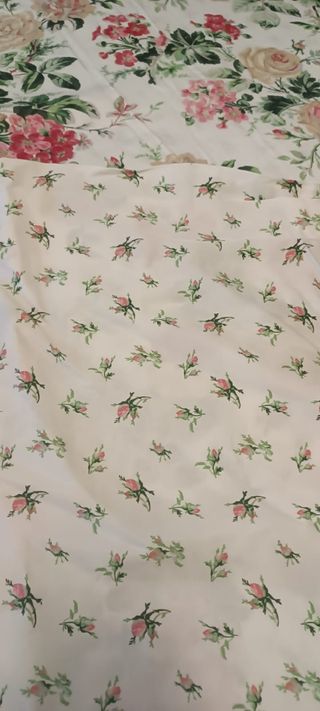 Funda nórdica diseño floral