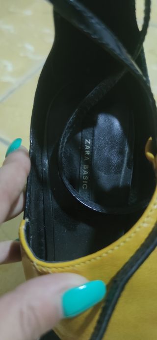Sandalias tacón Zara 