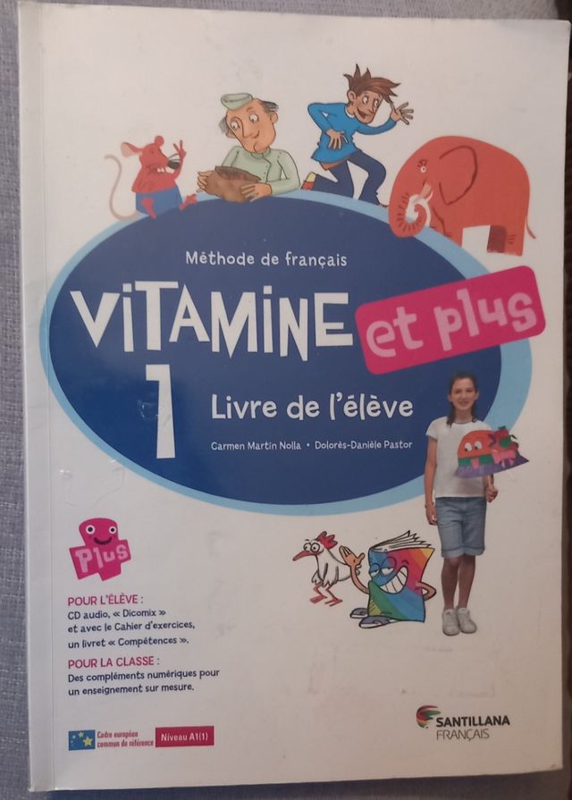 Libro de francés Vitamine et plus 1