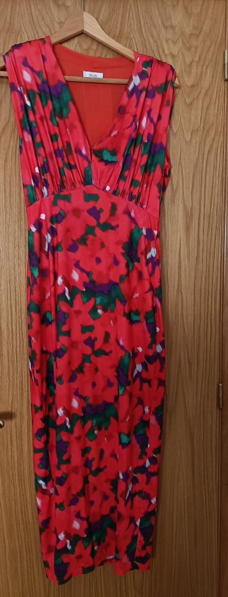 Vestido estampado flores