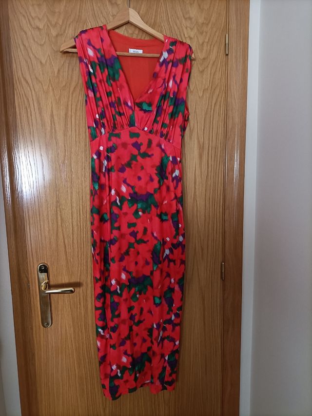 Vestido estampado flores