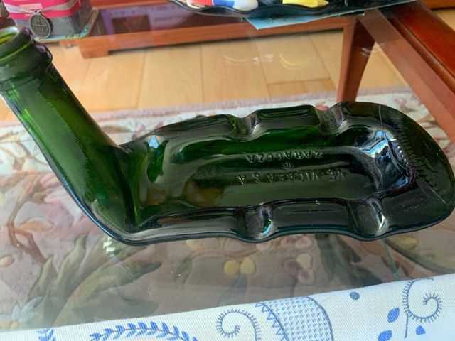 Vaciabolsillos Cenicero vidrio antiguo