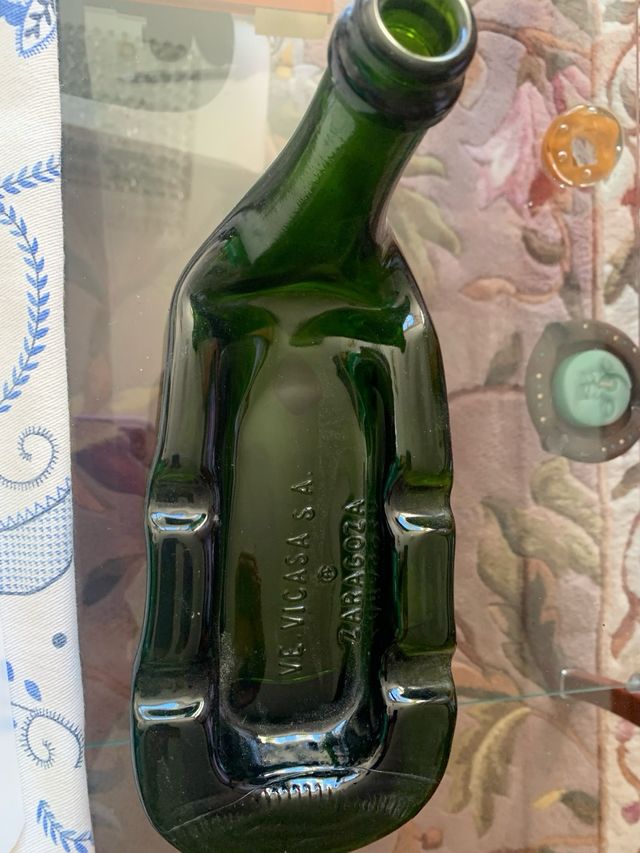 Vaciabolsillos Cenicero vidrio antiguo