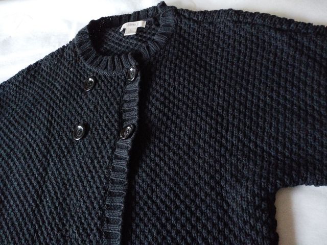 CHAQUETA negra algodón