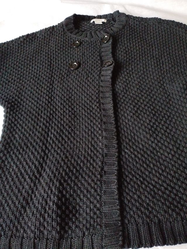 CHAQUETA negra algodón