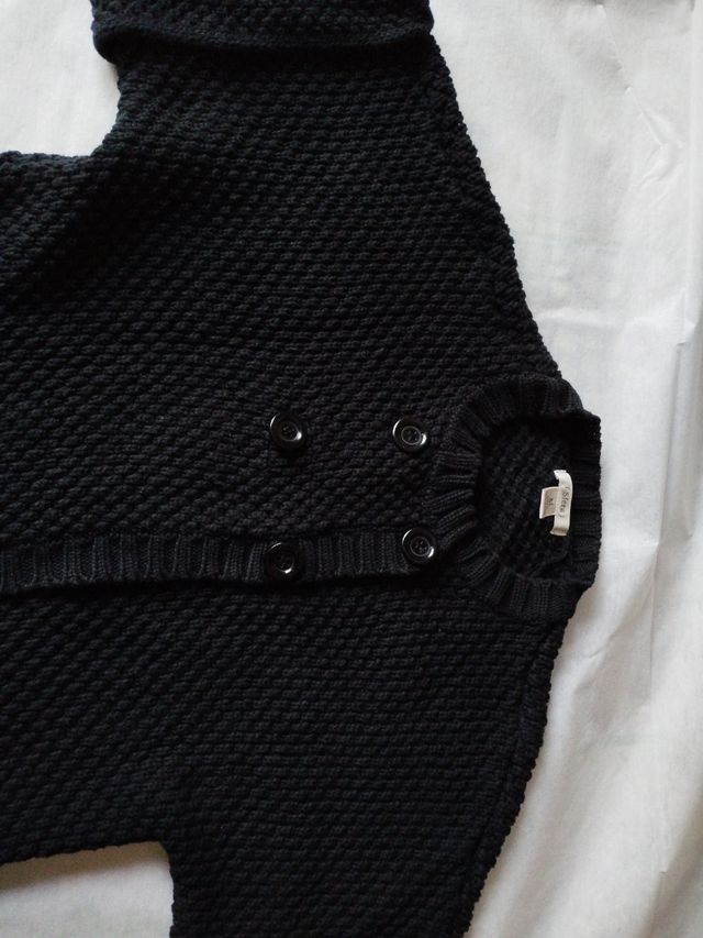 CHAQUETA negra algodón