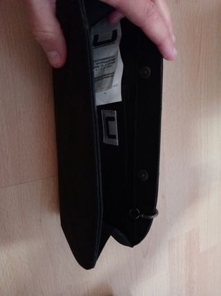 Bolso de mano negro de ceremonia Adolfo 