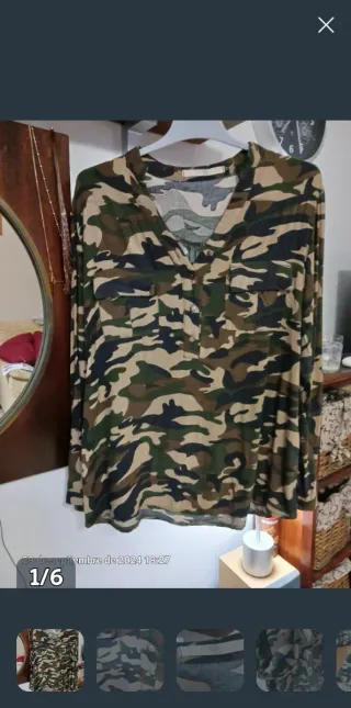 Camisa 44 camuflaje