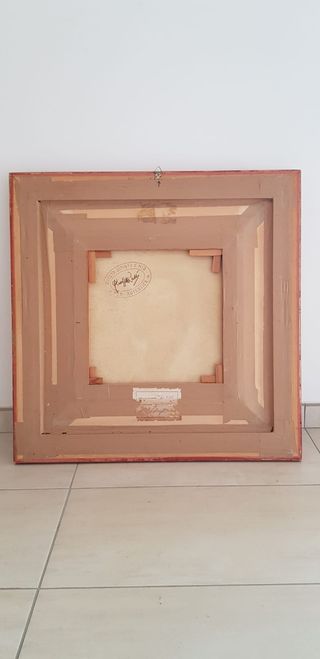 Dipinto religioso su tela a olio Rossi