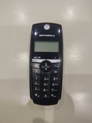 Teléfono inalámbrico Motorola.