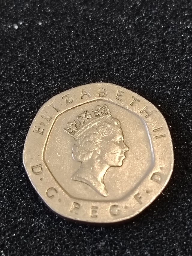 20 pence 1993 , Gran Bretaña