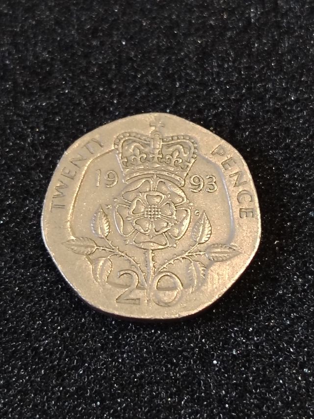 20 pence 1993 , Gran Bretaña