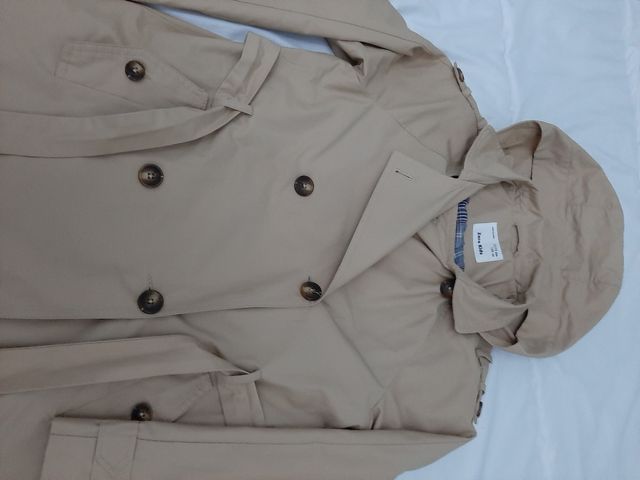 Gabardina niña color camel 11-12 años