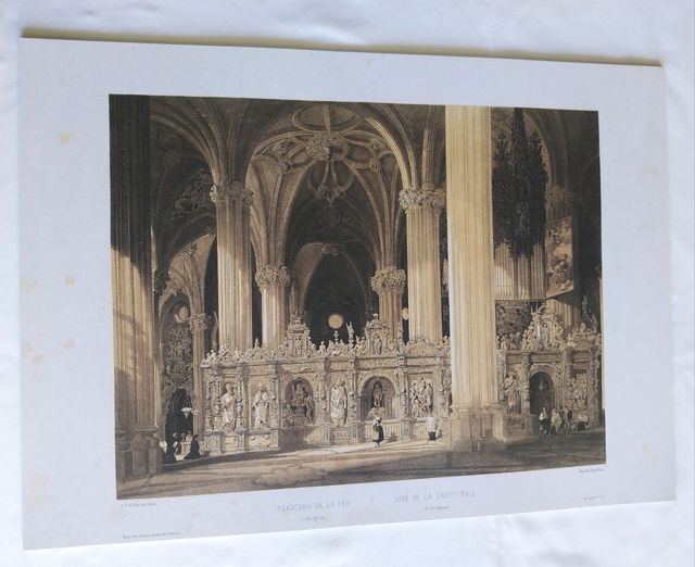 Litografías facsímil de Zaragoza