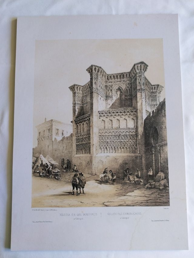 Litografías facsímil de Zaragoza