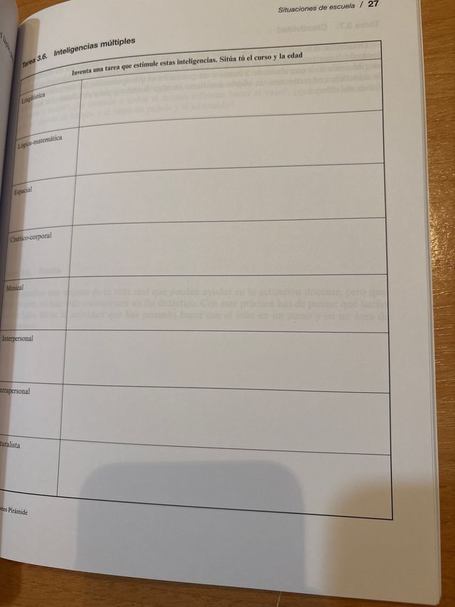 Aprendiendo a enseñar.Cuadernillo de prácticas