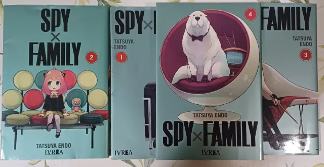 4 ibros Manga Spy Family