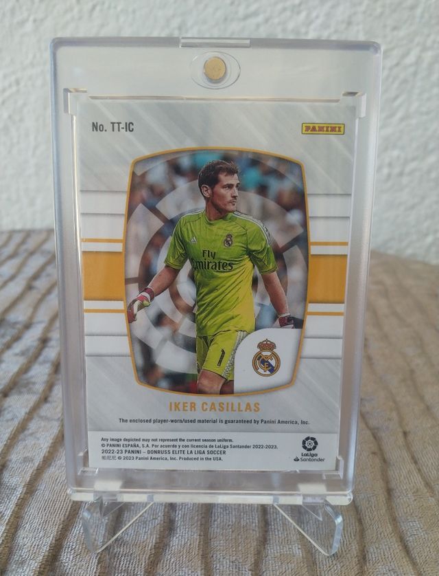 CASILLAS THROWBACK THREADS DONRUSS ÉLITE /99