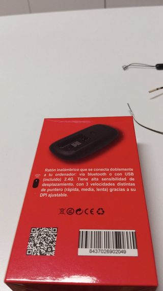 Ratón inalámbrico slim