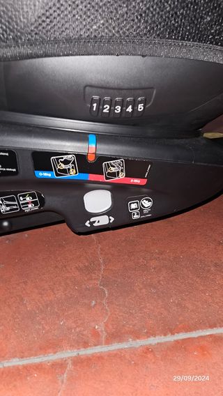 Silla coche giratoria con isofix