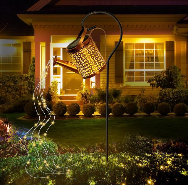 Regadera solar para jardín