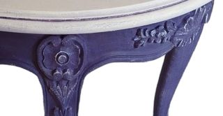 Tavolino rotondo shabby 