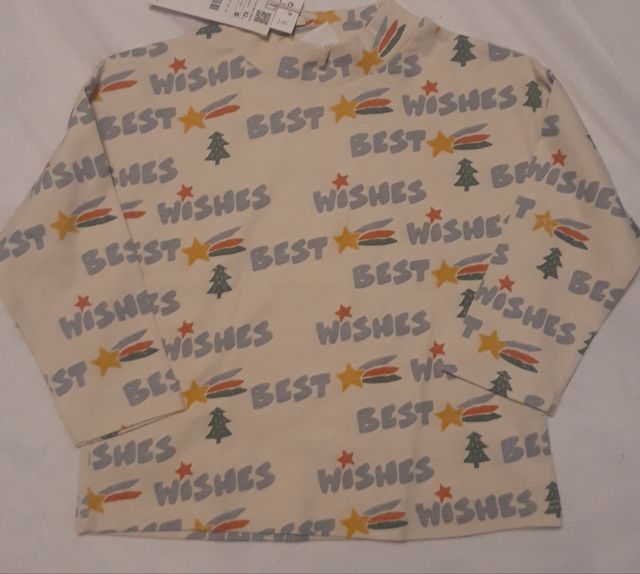 Camiseta navideña zara 2 años