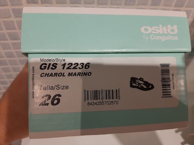 Merceditas azul número 26