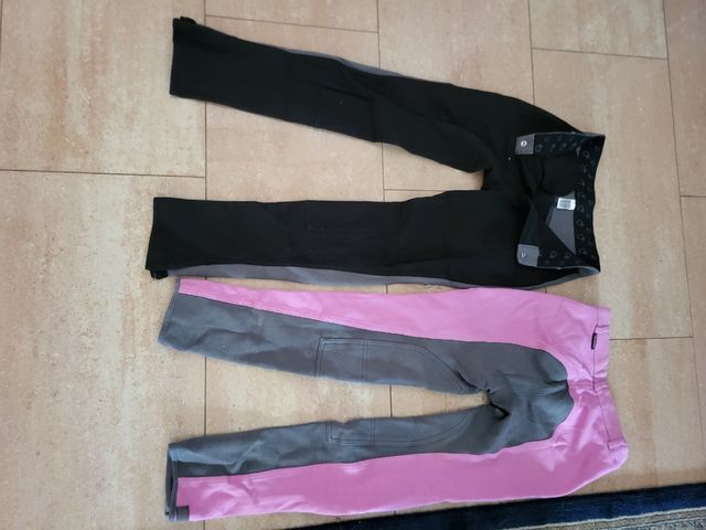 Pantalones de montar para chica y niño.