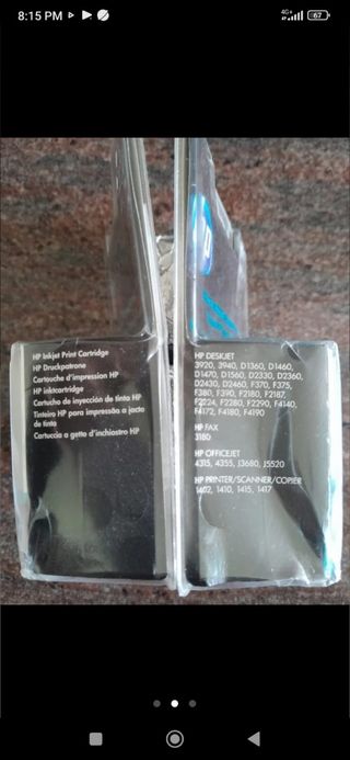 Lote de 2 cartuchos de tinta HP