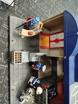 Comisaría policía playmobil