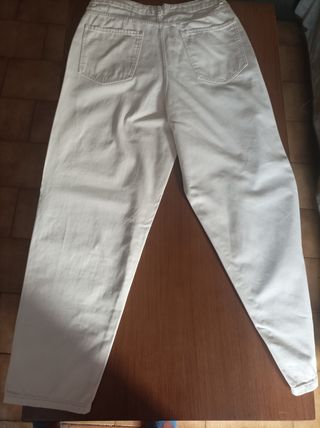 Pantalón tejano mujer crudo