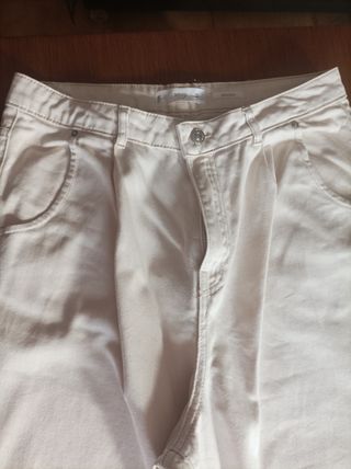 Pantalón tejano mujer crudo