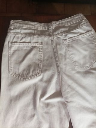 Pantalón tejano mujer crudo