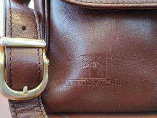 Bolso de piel auténtica 