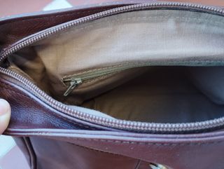 Bolso de piel auténtica 