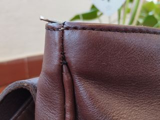 Bolso de piel auténtica 