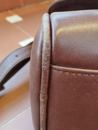 Bolso de piel auténtica 