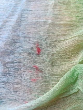 seta crepe arcobaleno dipinta a mano gioco waldorf