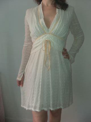 Vestido blanco Zara