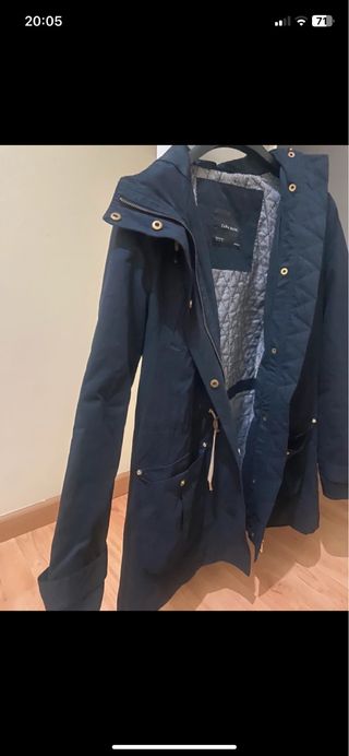 Parka azul marino