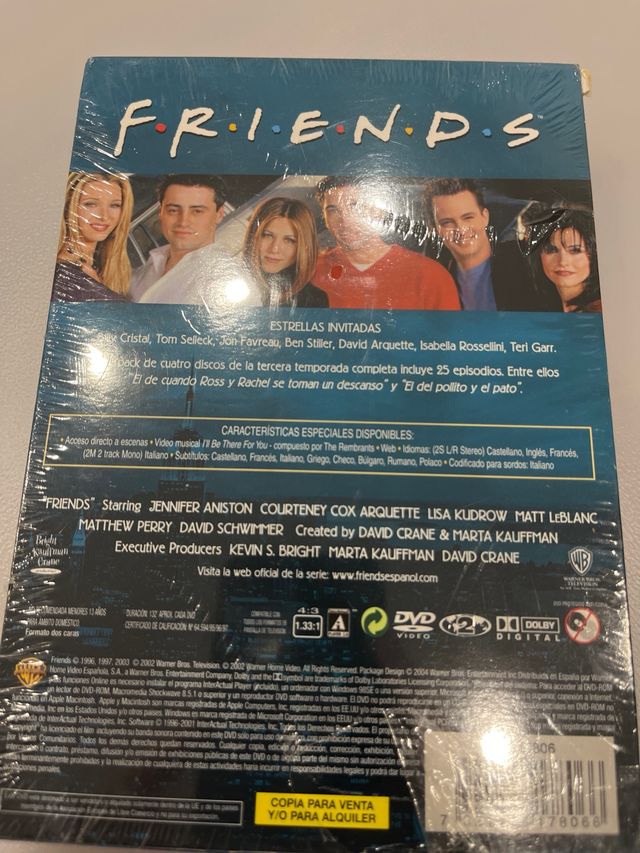 FRIENDS Temp 3 sin abrir