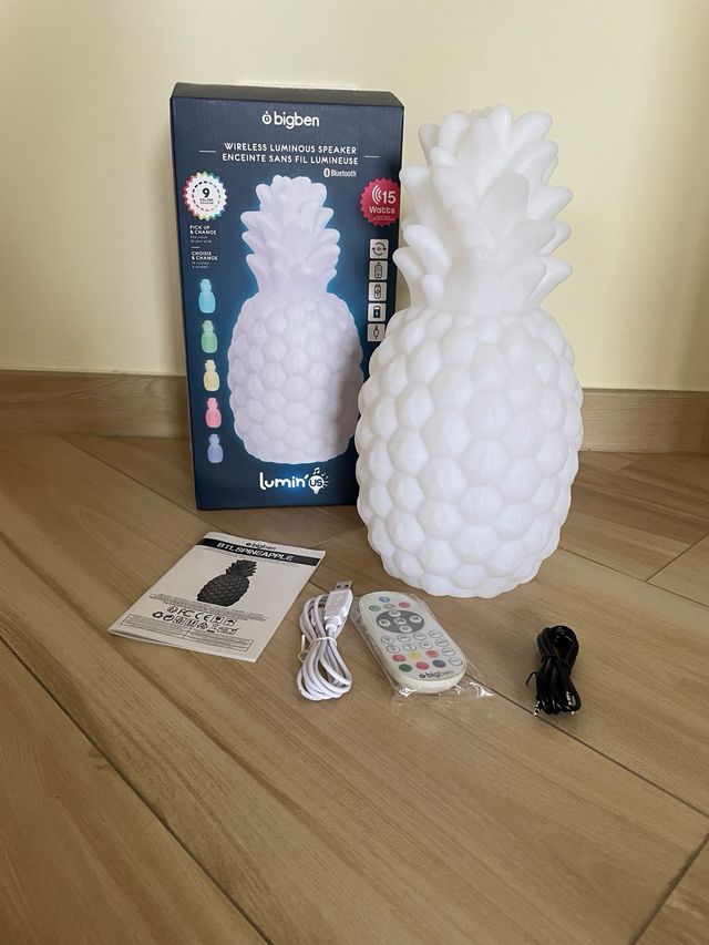 Speaker bluetooth luminoso, Ananas