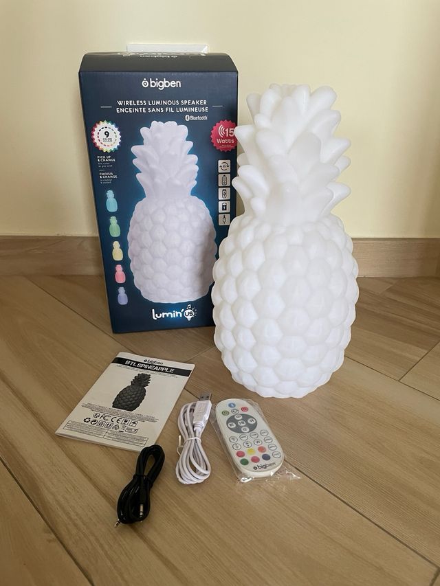 Speaker bluetooth luminoso, Ananas