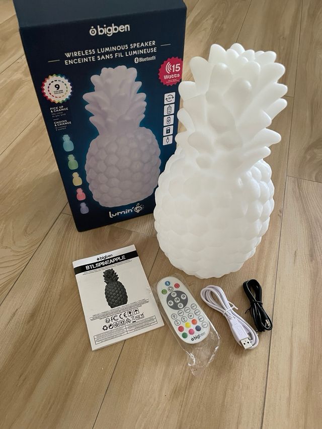Speaker bluetooth luminoso, Ananas