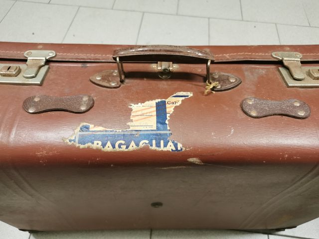 Valigetta in carnone vintage anni 1940