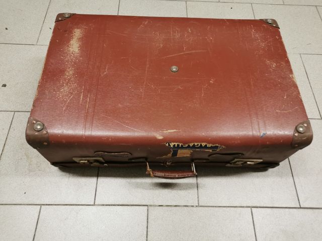 Valigetta in carnone vintage anni 1940