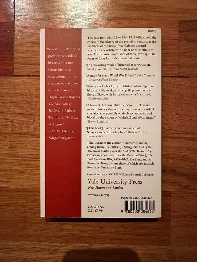 Cinque giorni a Londra, maggio 1940