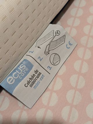 Colchón minicuna ecus care 80x50 Solo Burgos
