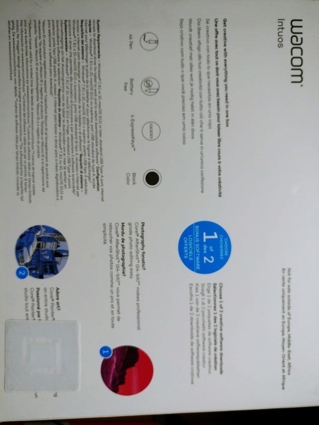 Tableta gráfica Wacom Intuos S